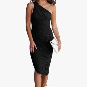 PRETTYGARDEN Summer One Shoulder Dress